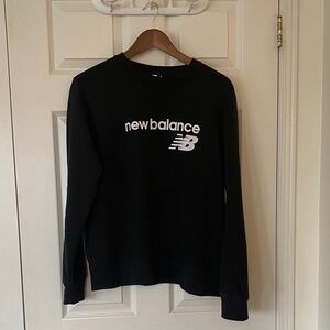 New Balance Black Crewneck Sweatshirt